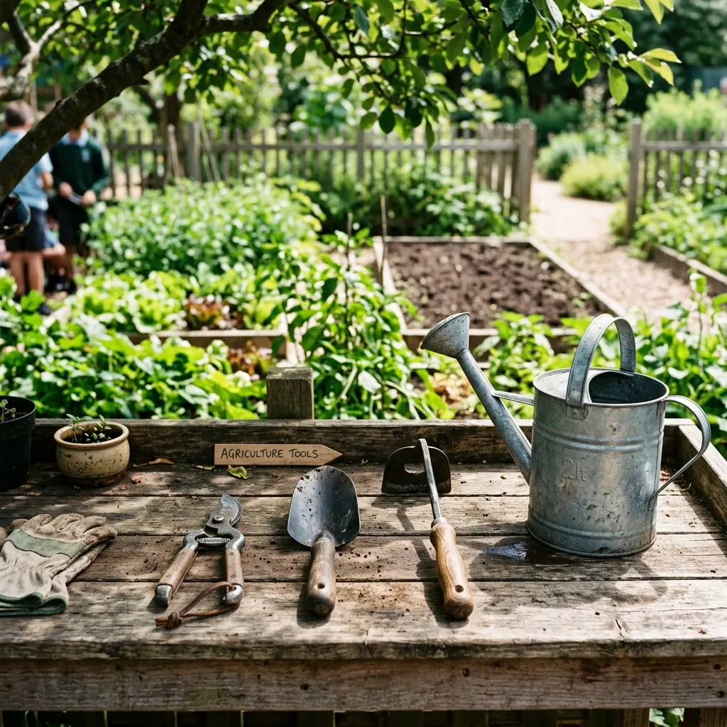 Essential agriculture tools for outdoor learning