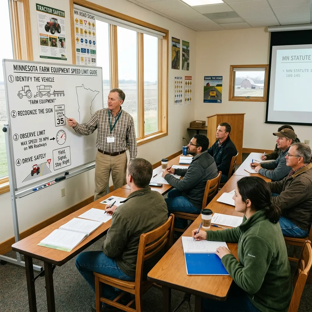 Step-by-Step Guide to Teaching the Minnesota farm equipment speed limit