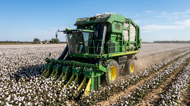 cotton harvesting machine
