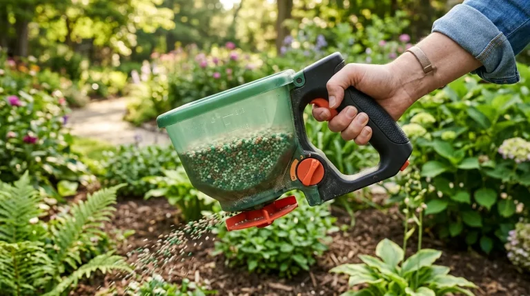 hand held fertilizer spreader